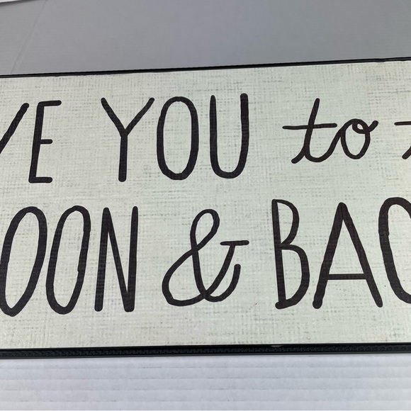 Target Michael Mullan I Love You To The Moon & Back 8”x20” Wall Art Decor Stars - Picture 8 of 10